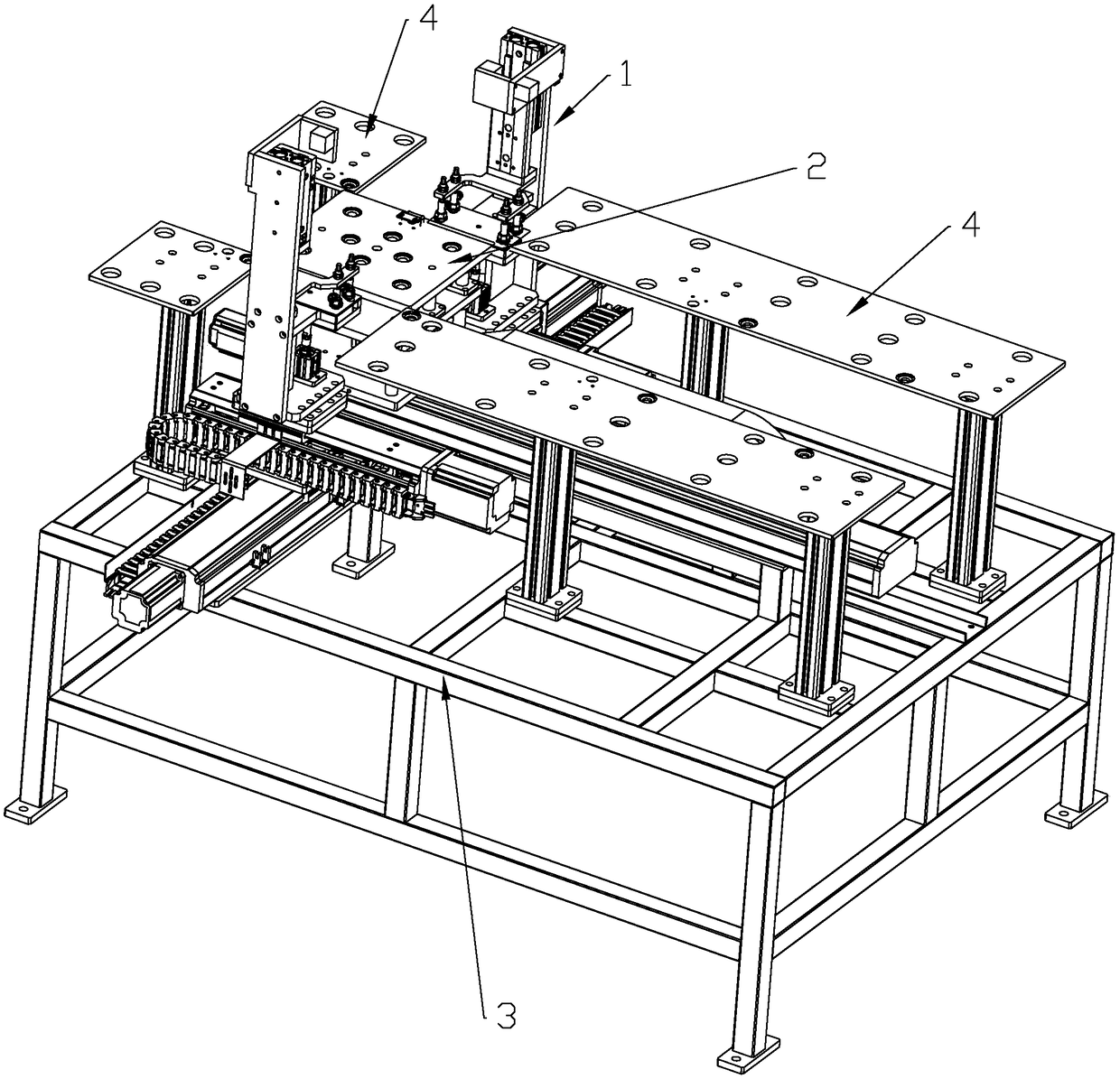 CCD visual positioning apparatus