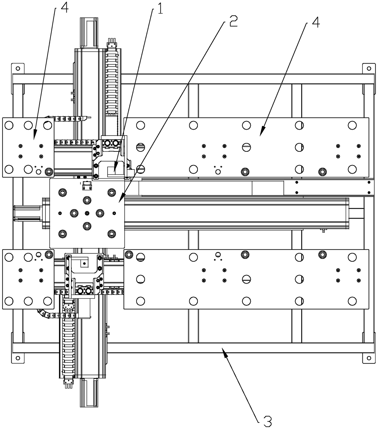 CCD visual positioning apparatus