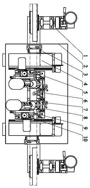 Steel belt scraper grinding machine