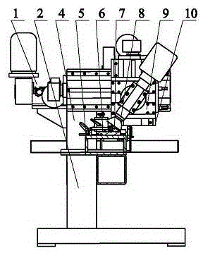 Steel belt scraper grinding machine