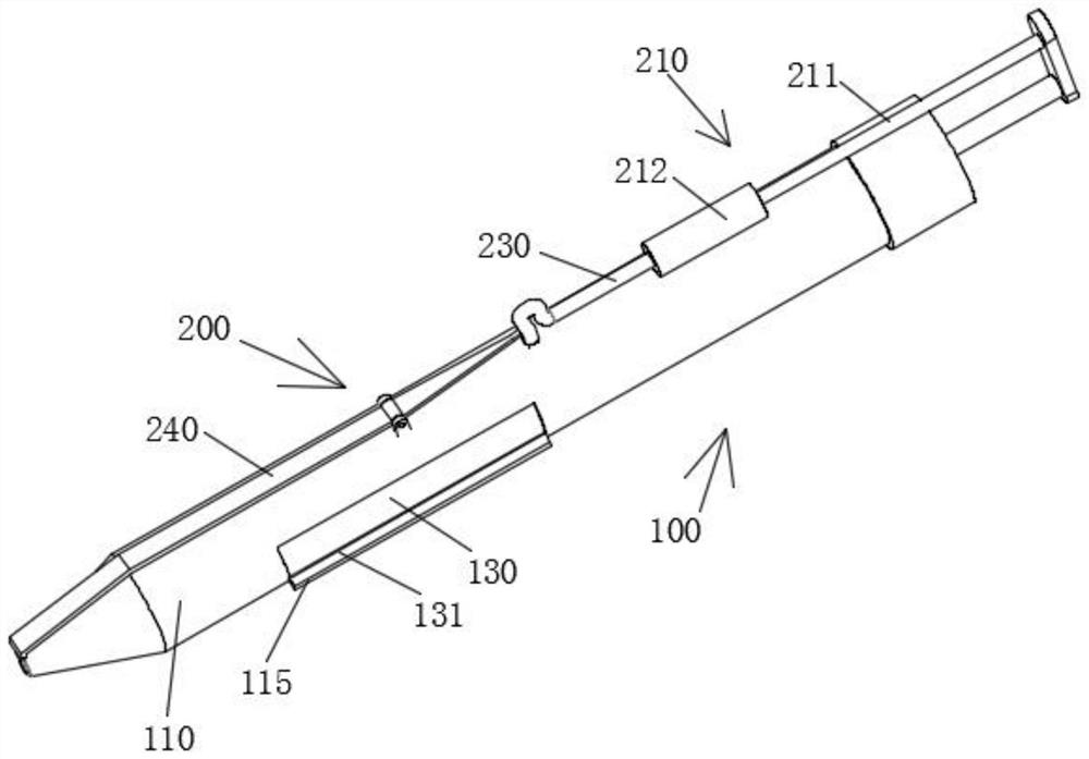 Quantity-controllable dendrobium officinale pollination pen