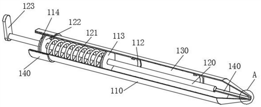 Quantity-controllable dendrobium officinale pollination pen