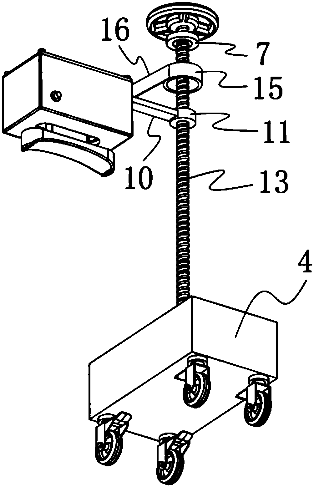 An auxiliary treatment device for abdominal pain in digestive department