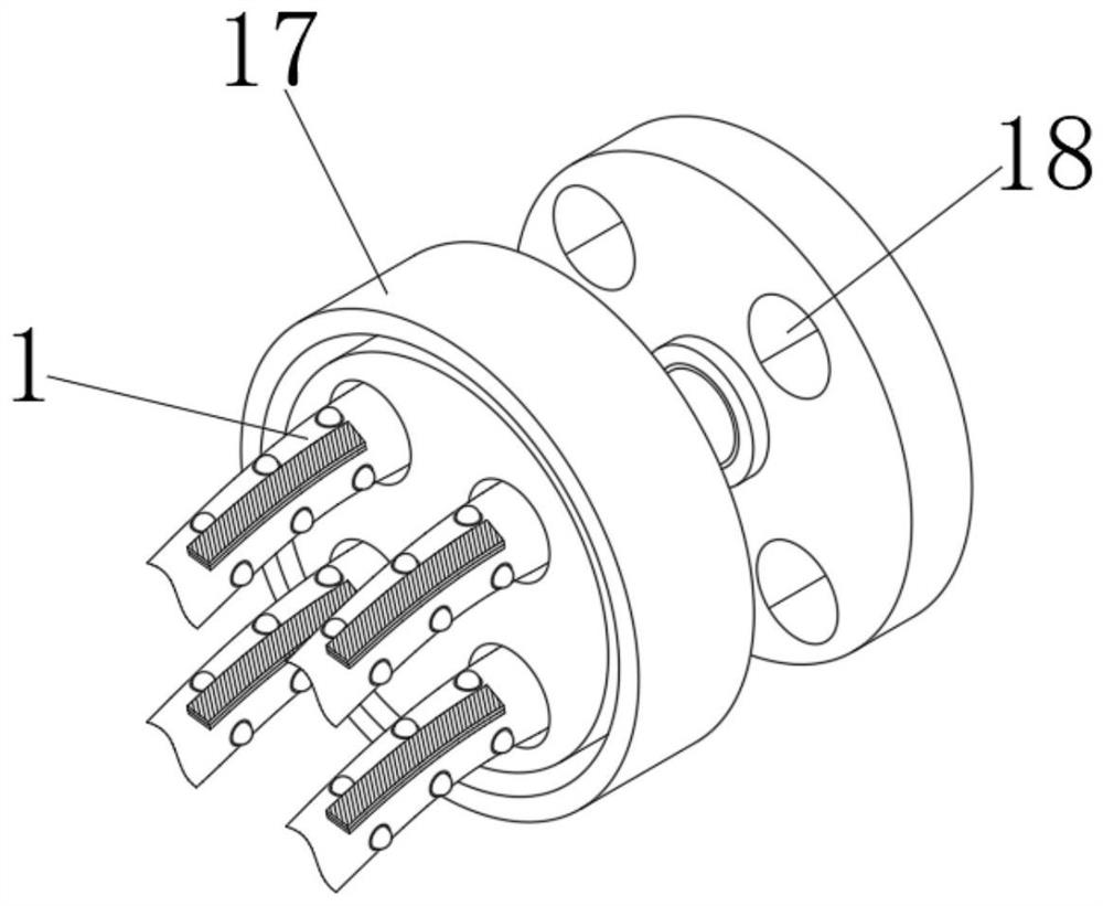 Coal mine area shielding monitoring type cable and using method thereof