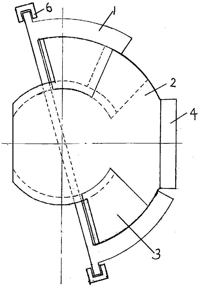 Multiple-blade hydraulic motor with high performance