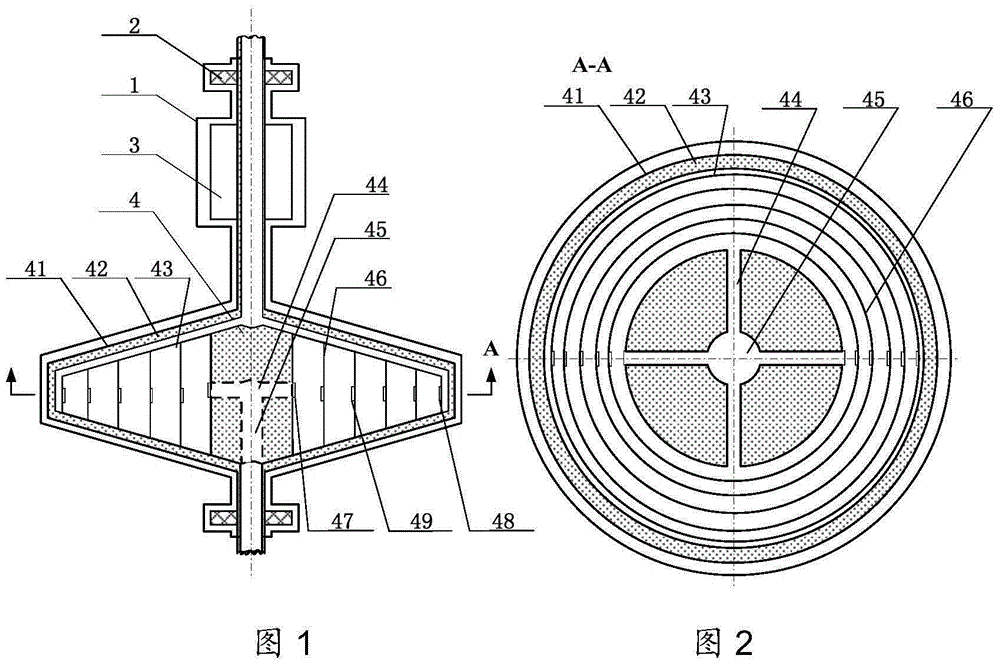 Gradually varied inertia liquid filling execution mechanism and method for controlling high-accuracy attitude of spacecraft