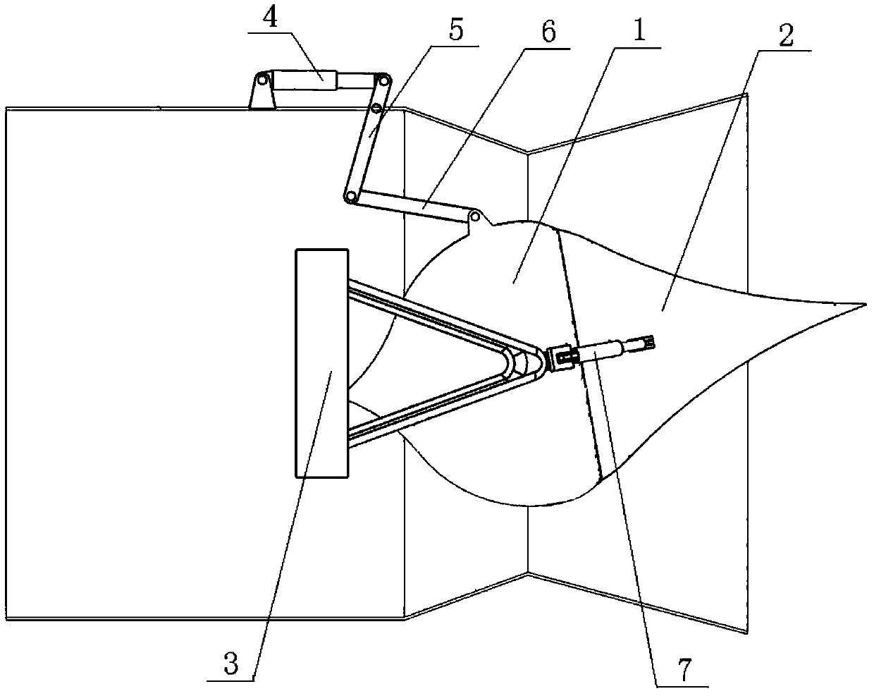 Tapered plug mechanism realizing axial symmetry spray pipe all-direction vector regulation