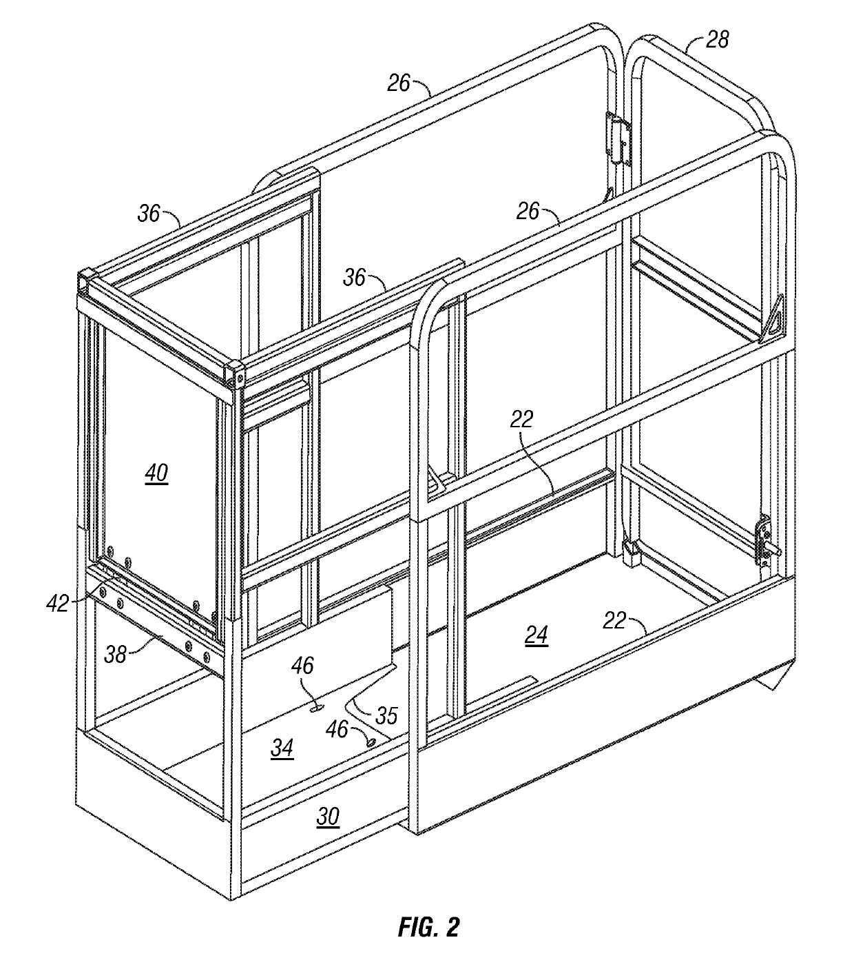 Work platform with extension deck and work step