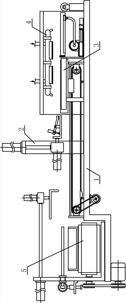 A garment automatic stacking device