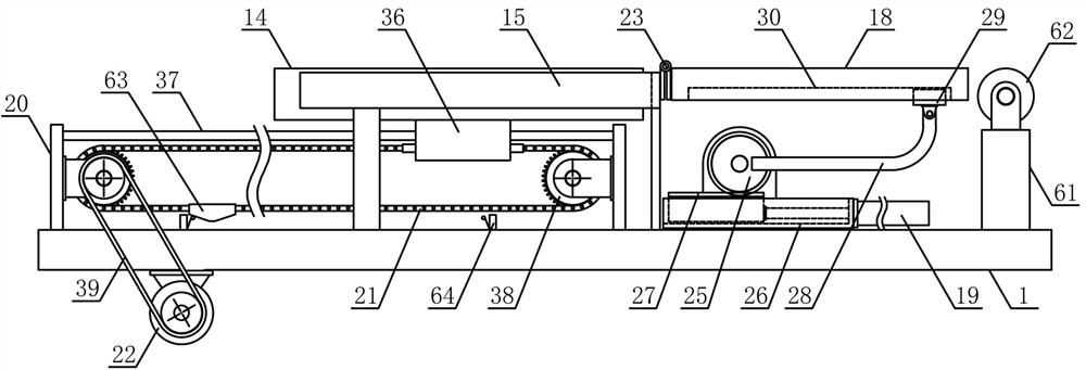 A garment automatic stacking device