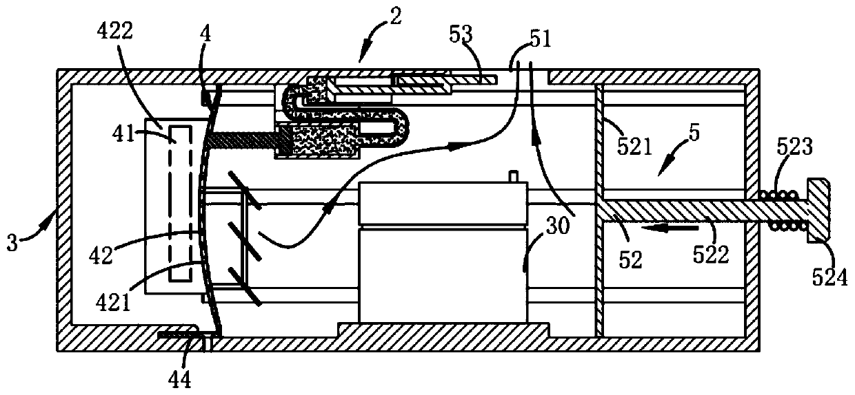 Multifunctional heat dissipation case for electric forklift