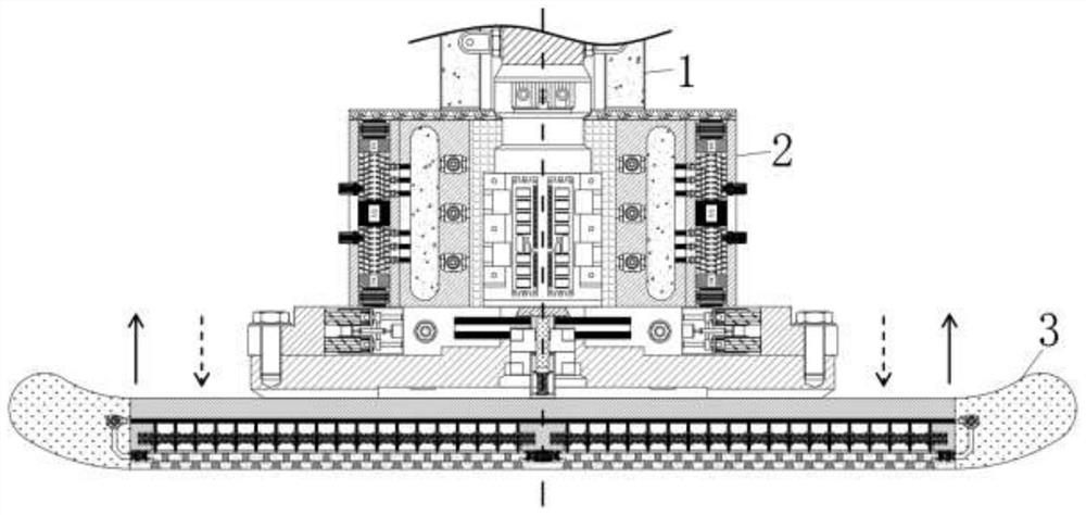 Hydraulic vibration tamping plate for preventing clay for small excavator