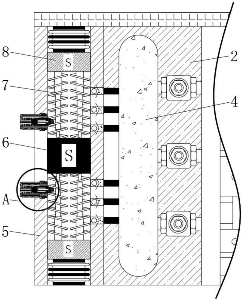 Hydraulic vibration tamping plate for preventing clay for small excavator