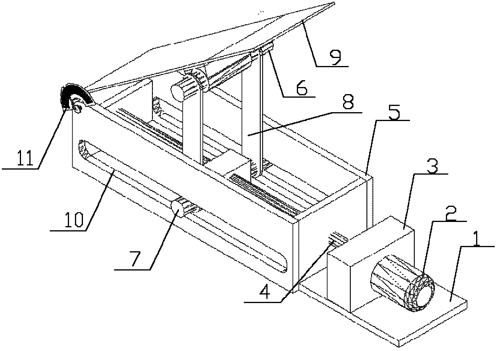 Angle fine tuning device used for tracking small angular variation