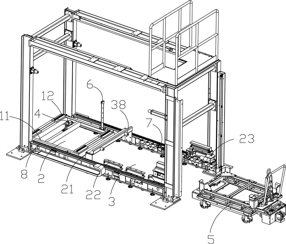 A splicing machine that realizes precise alignment of feeding and discharging stations