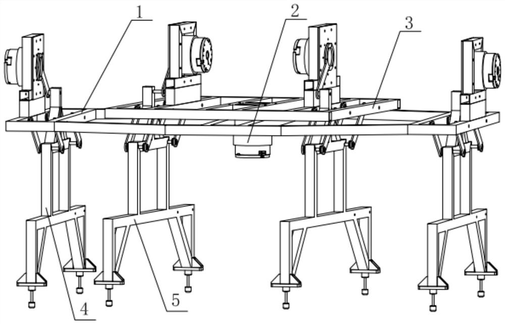 A quadruped walking robot and its walking method