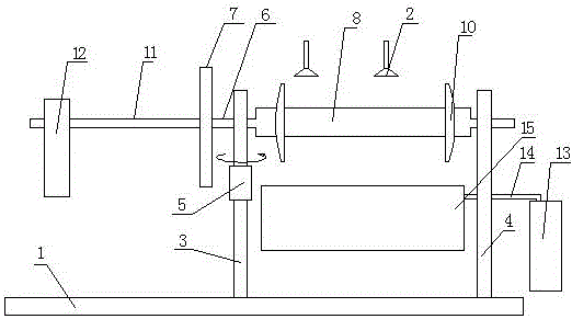 Inserting type porcelain insulator blank glazing device