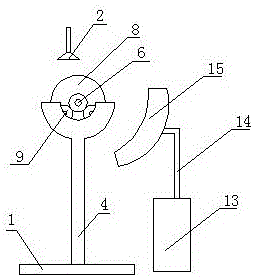 Inserting type porcelain insulator blank glazing device