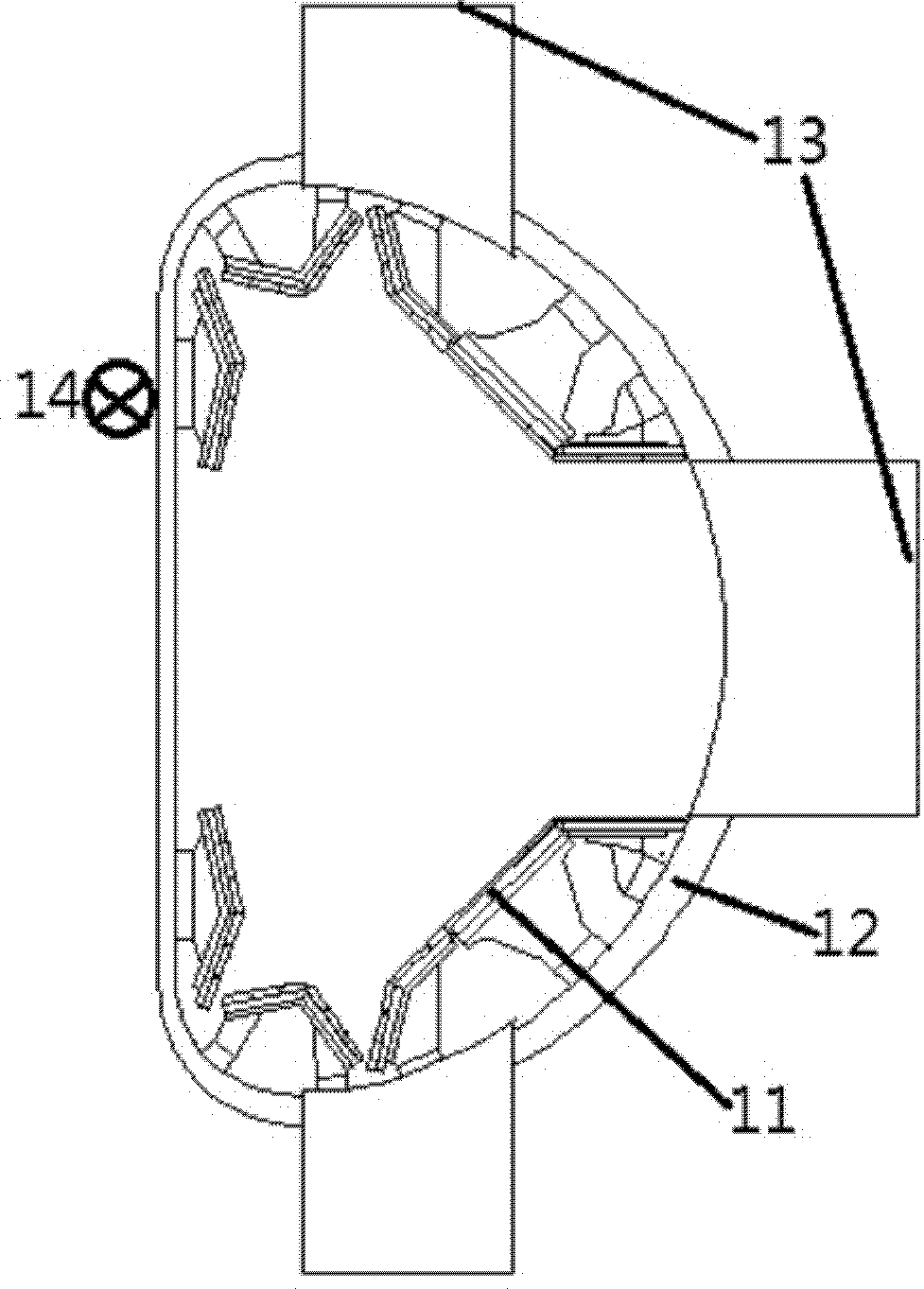 Method for cleaning first wall of magnetic confinement fusion device by using high-frequency field