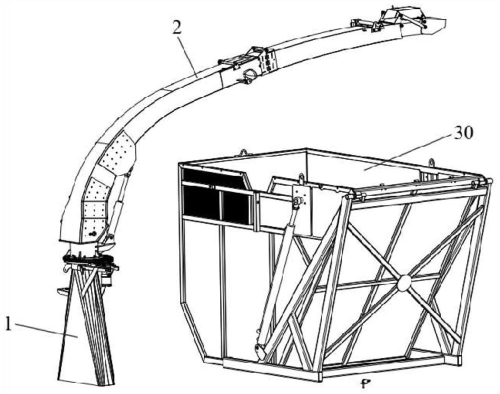 Forage throwing mechanism and stalk and spike harvesting type corn harvester