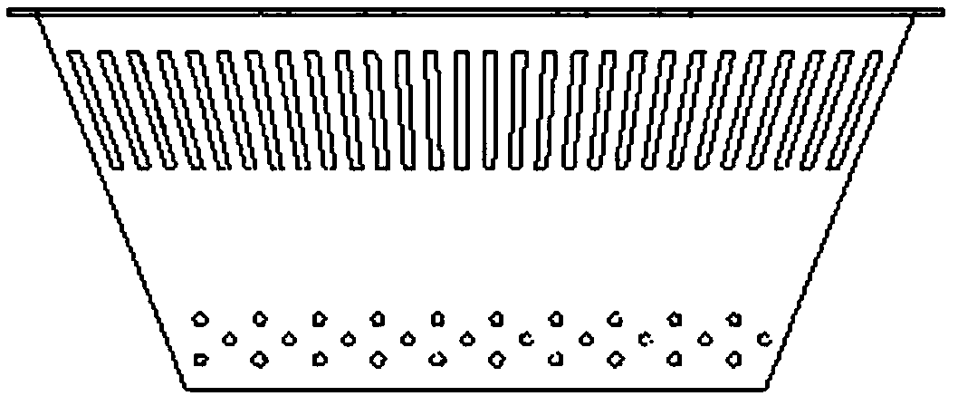 Common sewage-interception hanging basket and mounting method