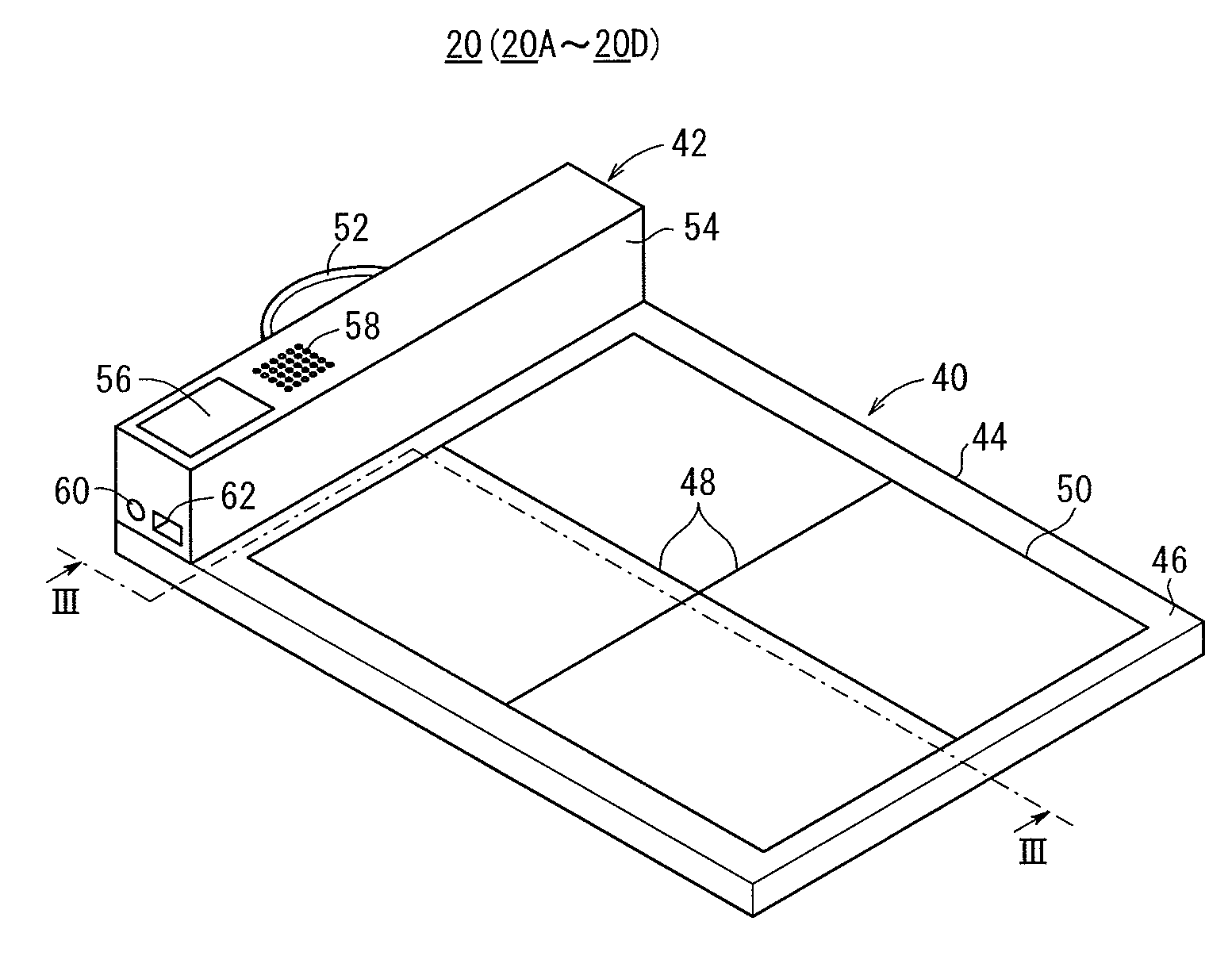 Radiographic image capturing apparatus