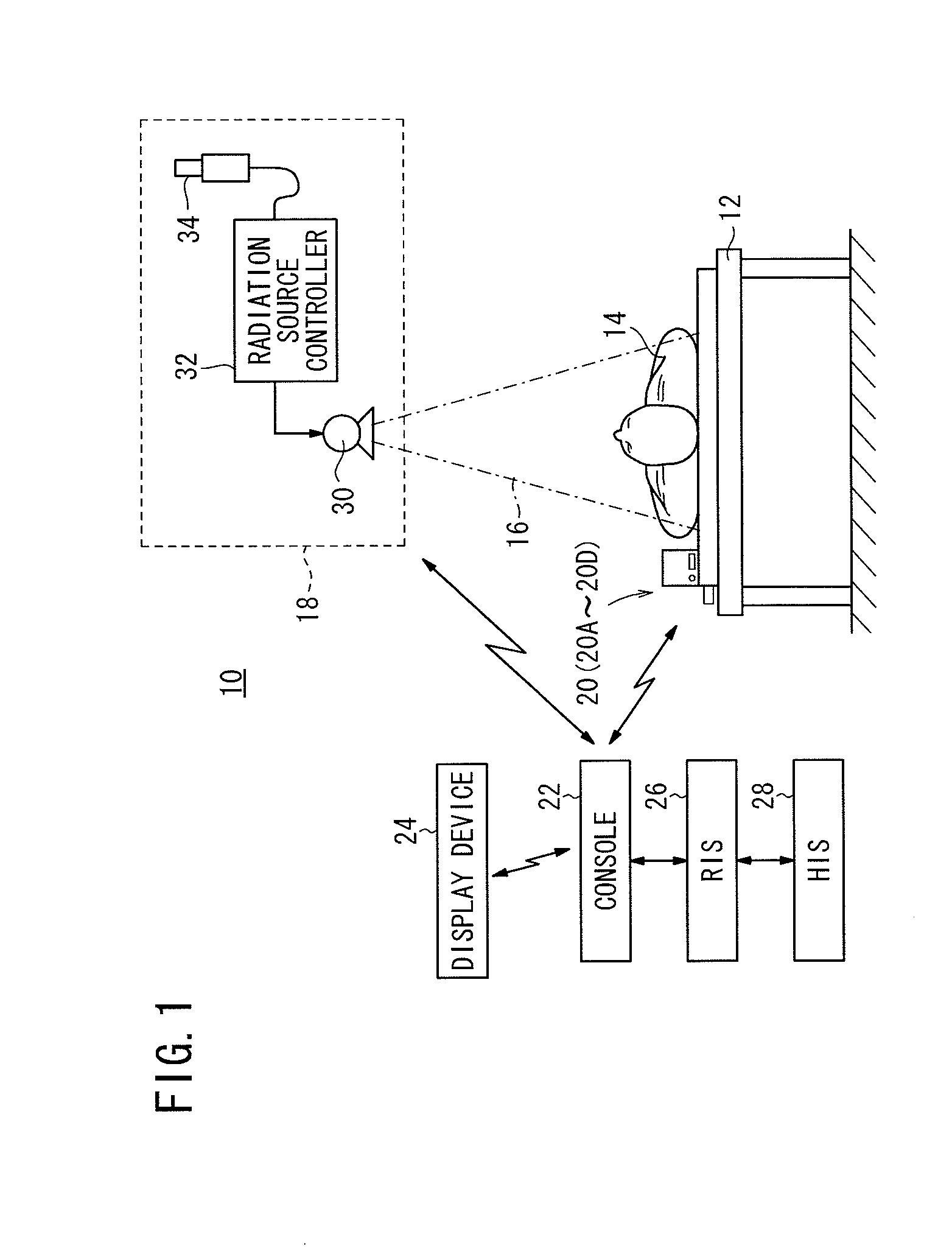 Radiographic image capturing apparatus