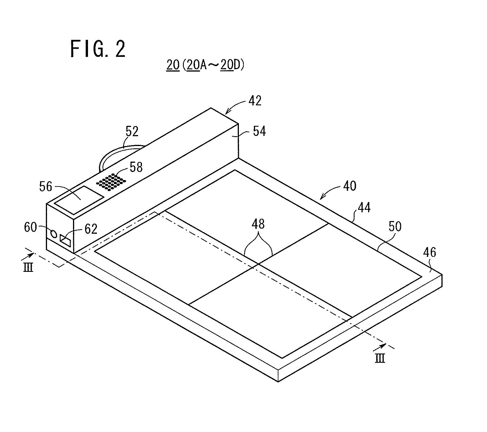 Radiographic image capturing apparatus