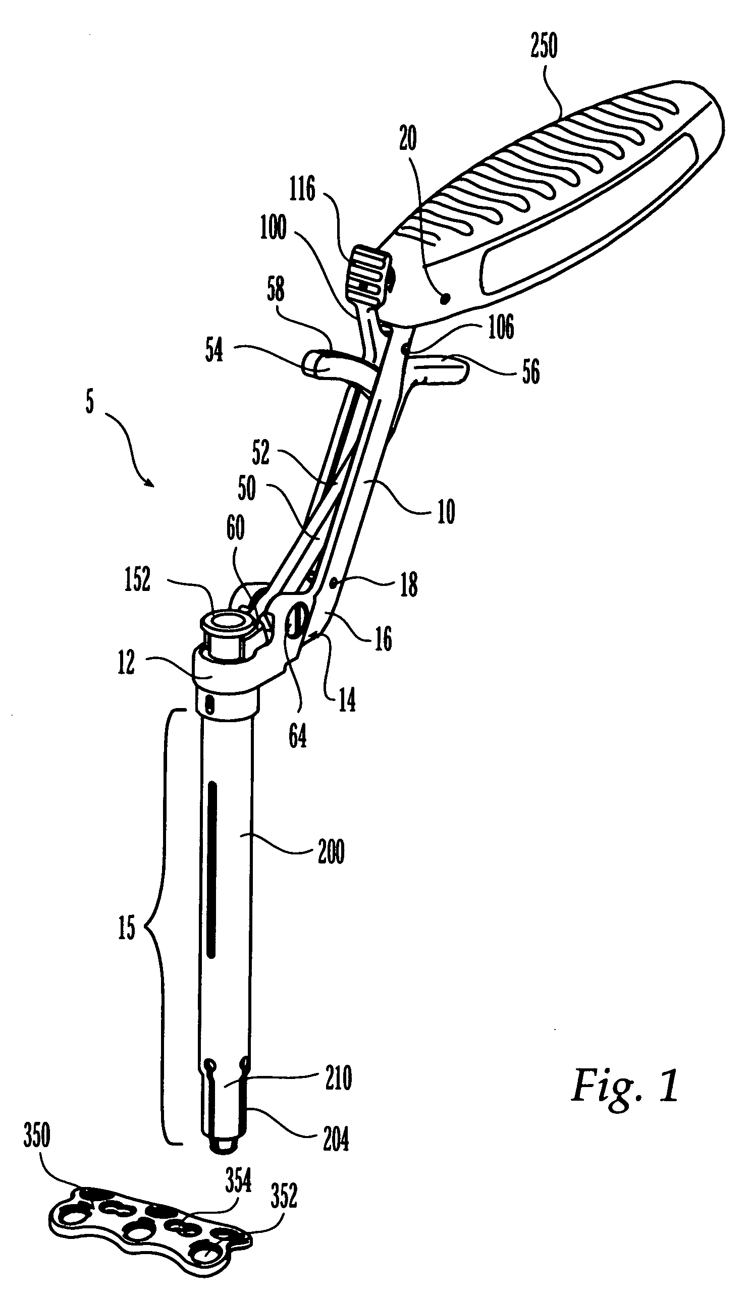 Quick-release drill guide assembly for bone plate