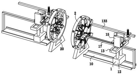 A graphite bar grinding device