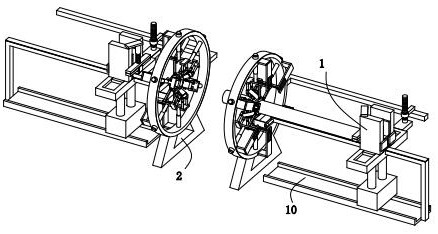 A graphite bar grinding device