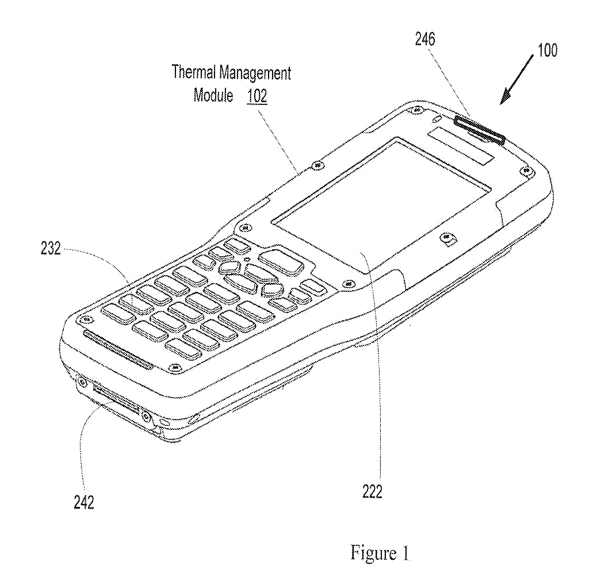 Method and apparatus for selective heating for electronic components of a handheld device