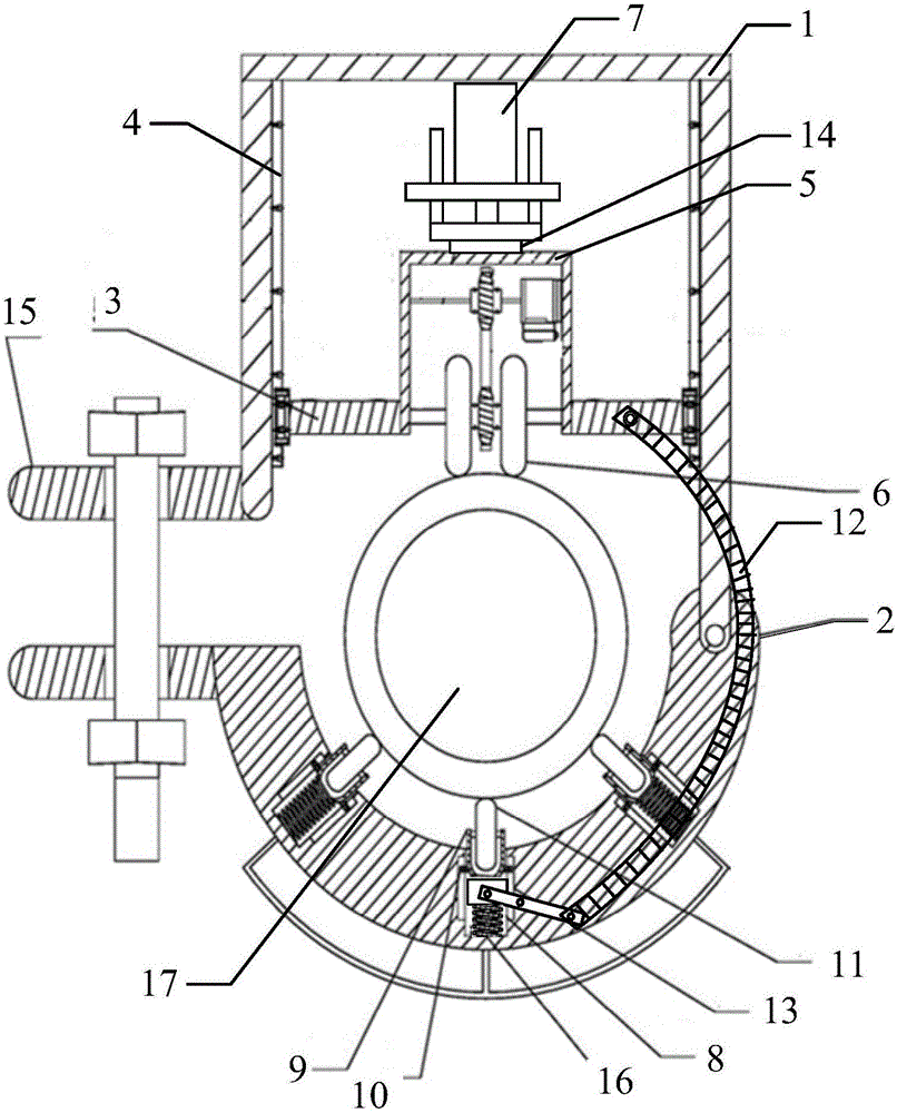 Automatic pole climbing device and electric maintenance vehicle