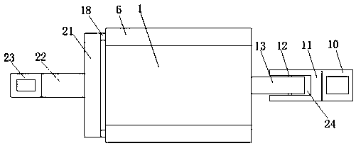 Vehicle trailing device with buffering function