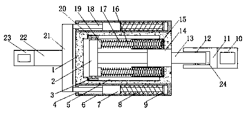 Vehicle trailing device with buffering function