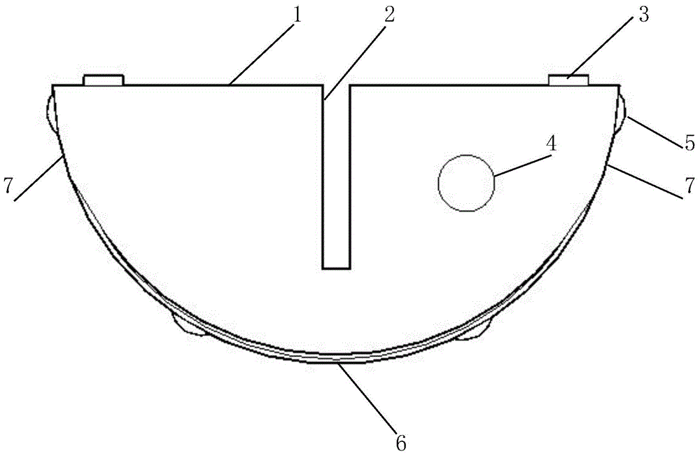 Concrete engineering cavity die gasbag and manufacturing method thereof