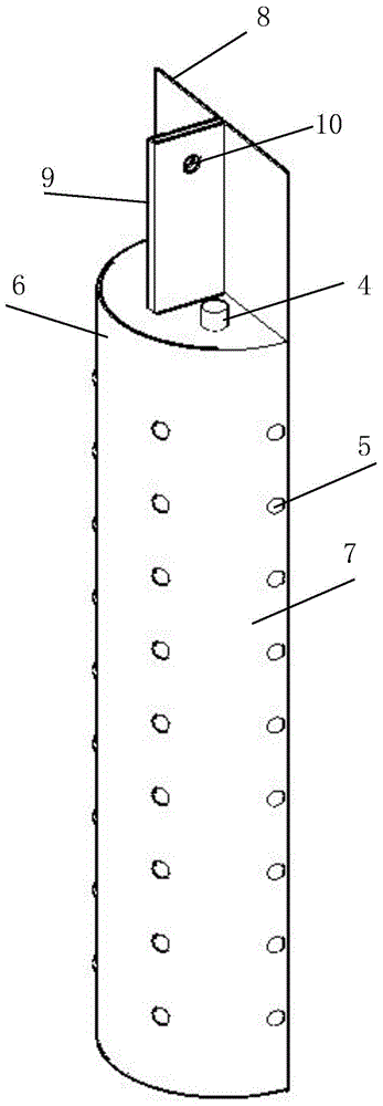 Concrete engineering cavity die gasbag and manufacturing method thereof