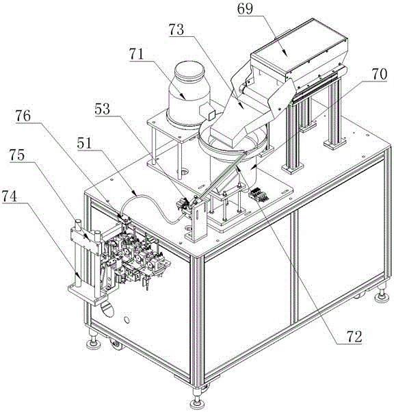 Automatic gas valve assembly line