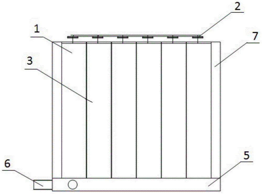 Temperature control system of power modular battery