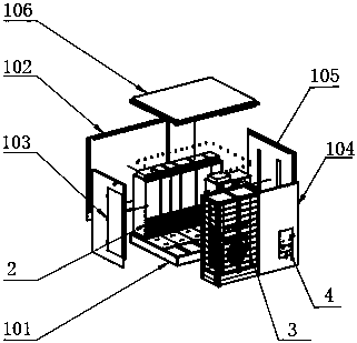 Frequency converting system suitable for electric sand mixing pry