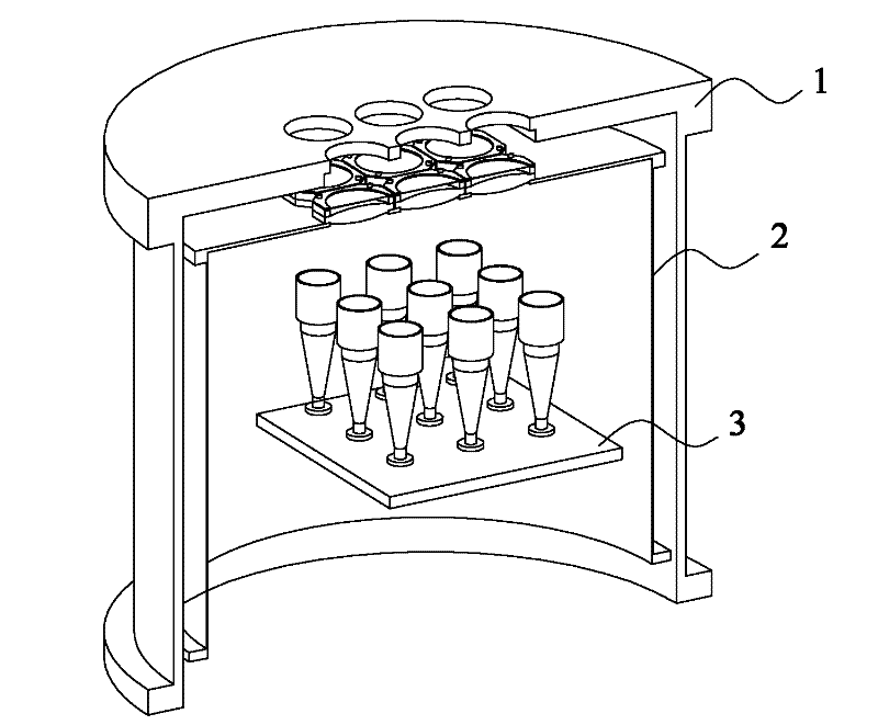 Millimeter wave multi-pixel refrigeration receiver dewar