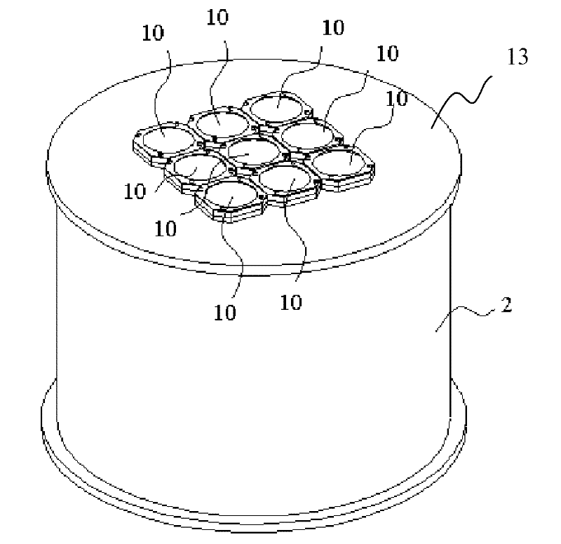 Millimeter wave multi-pixel refrigeration receiver dewar