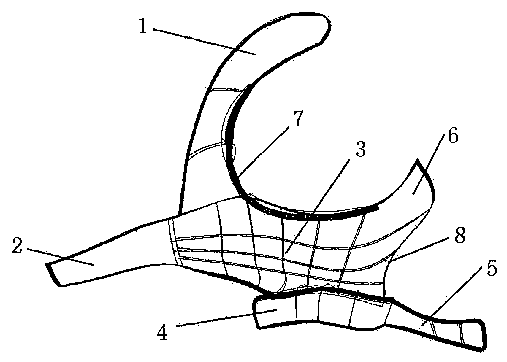 Integral repair stent of eye sockets, cheekbones and maxillary bone and manufacturing method thereof