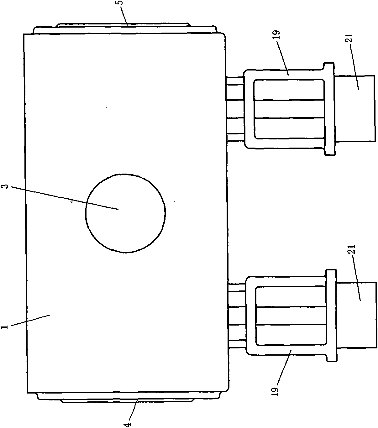 Four-way valve used for adsorption drier