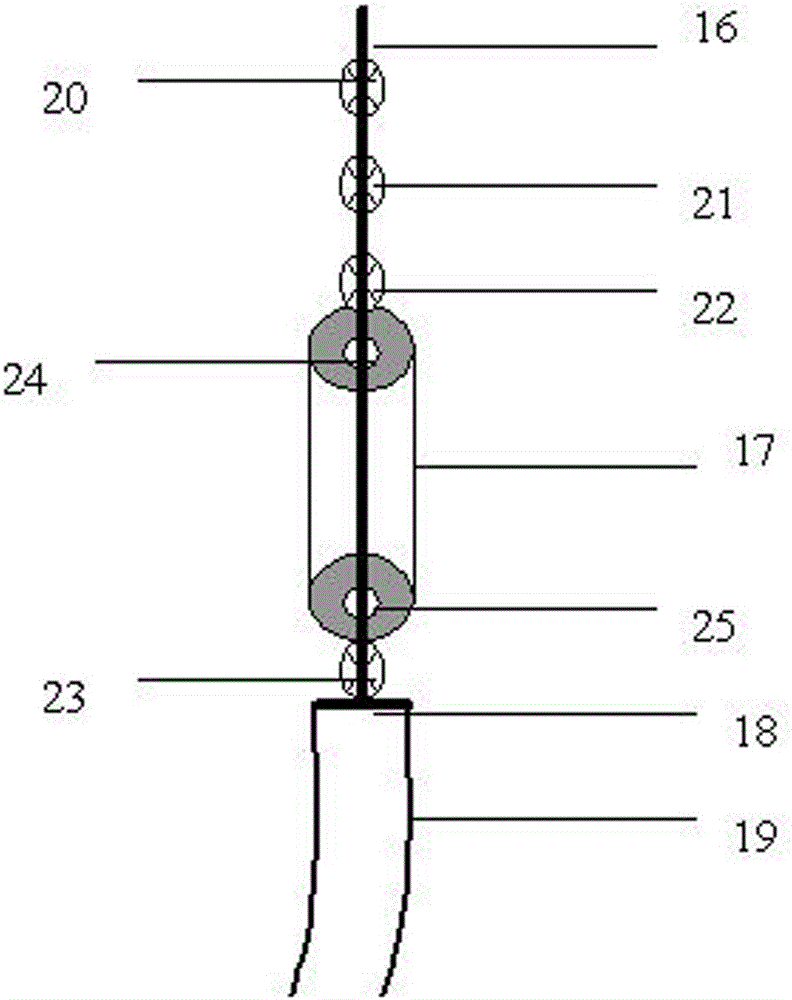 A straw displacement device for seed ditch in wheat field with corn re-sowing