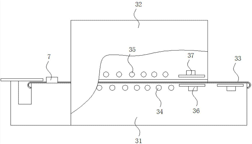 Production line for LED lamp processing