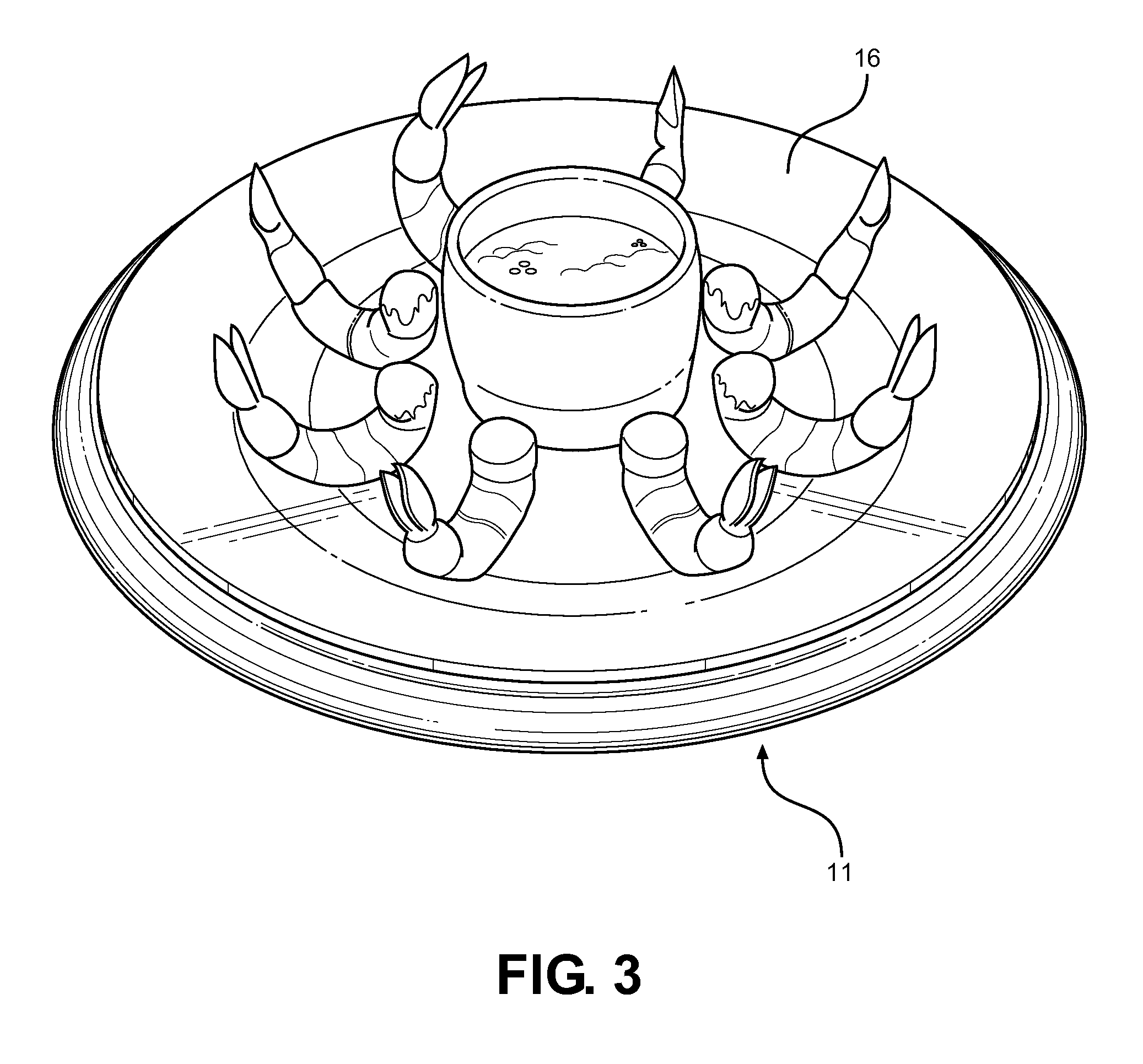 Serving Mat having a Heated or Freezable Internal Medium