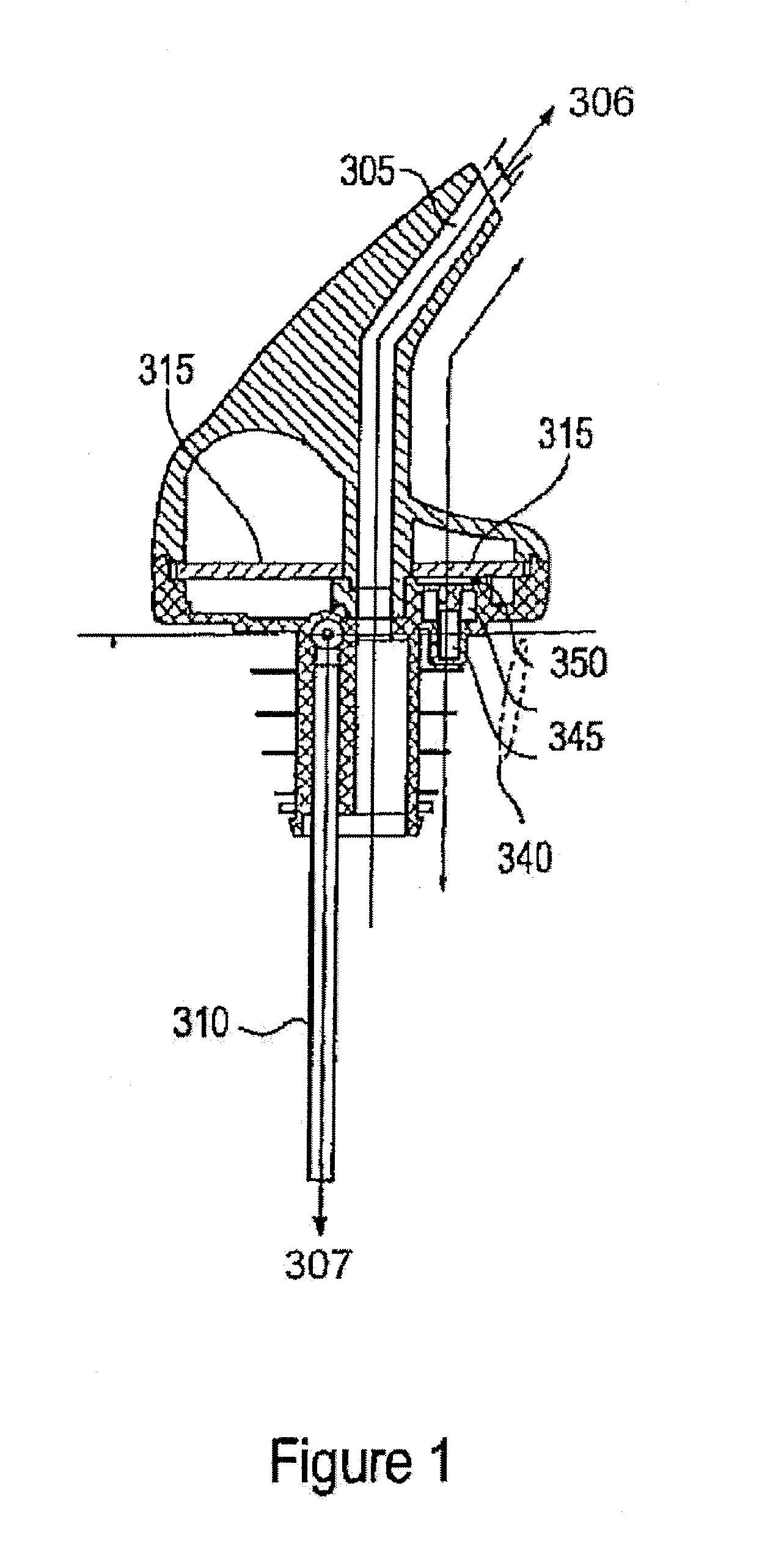 Air valves for a wireless spout and system for dispensing