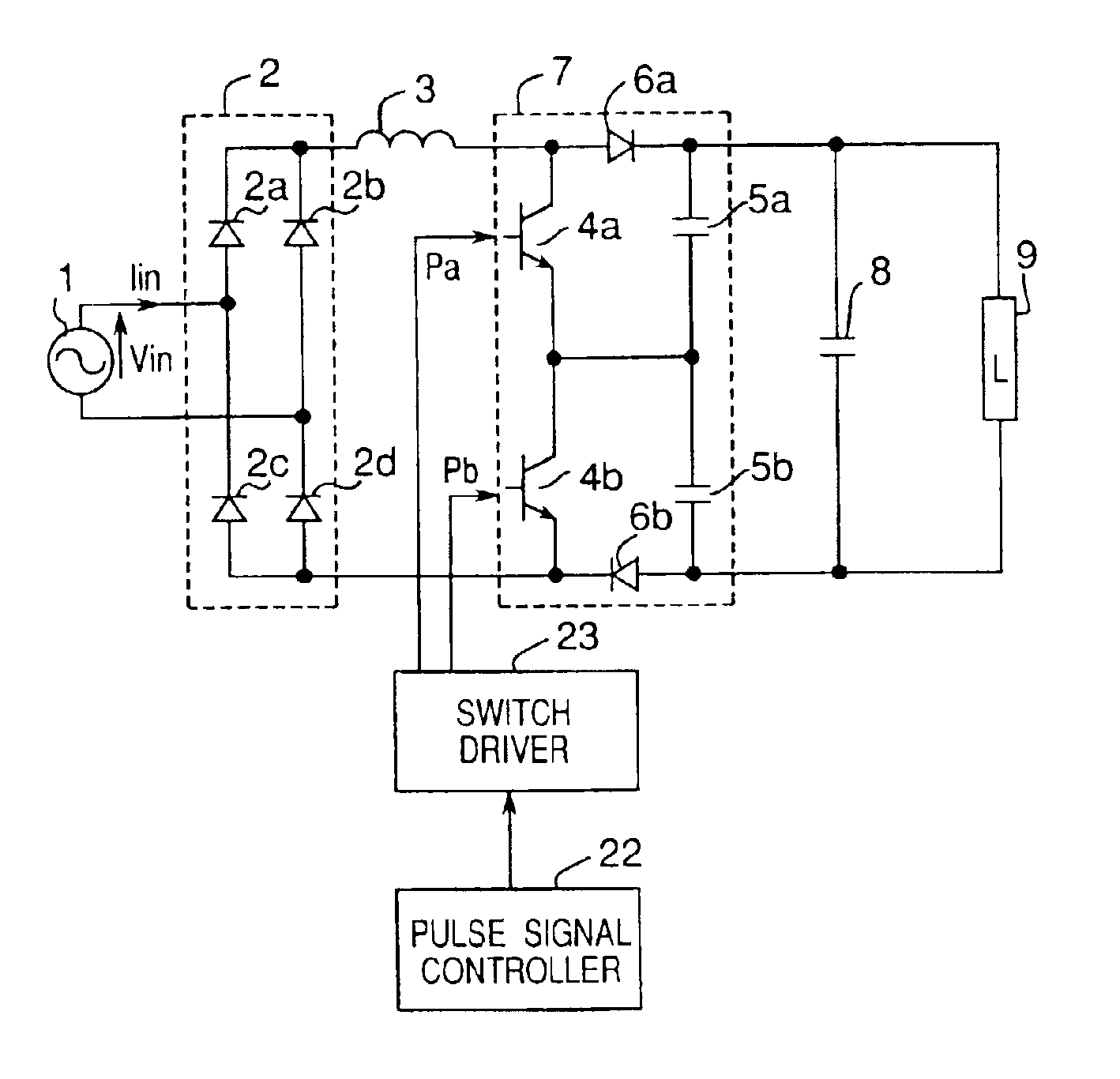 Power supply device and air conditioner using the same