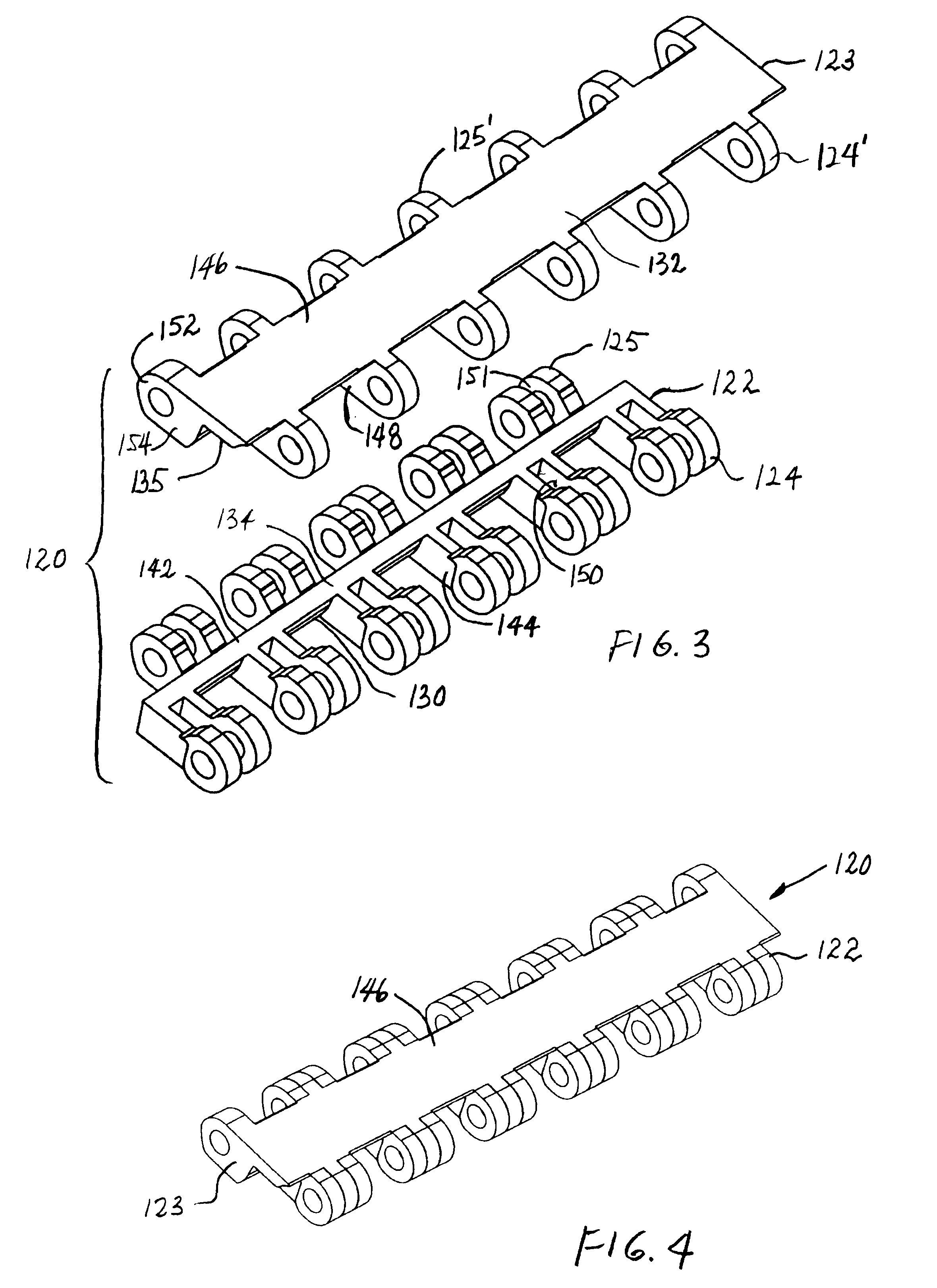 Modular conveyor belts with split belt modules